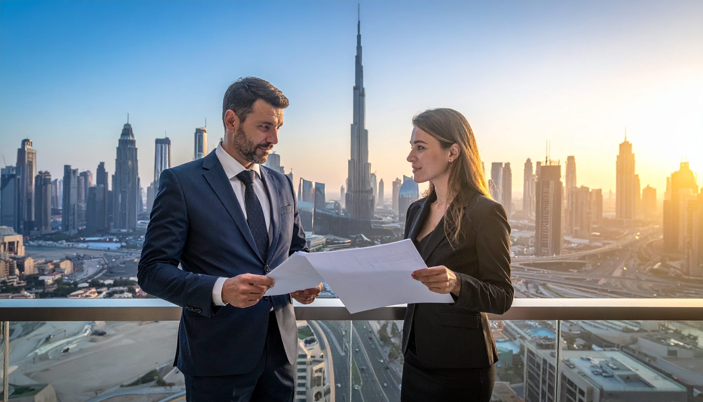 Dubai skyline representing a booming commercial property market outperforming global cities despite slowdown elsewhere.