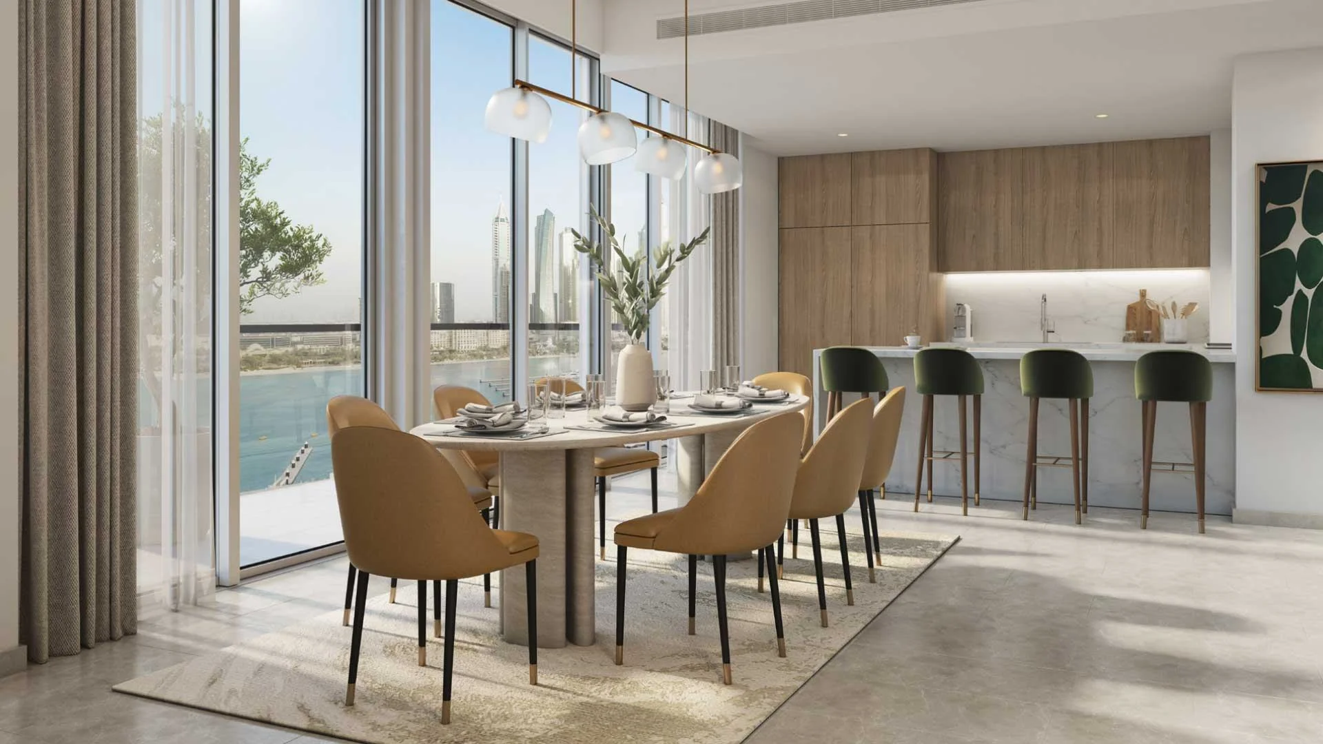 Beachgate by Address — Emaar Beachfront — view 6