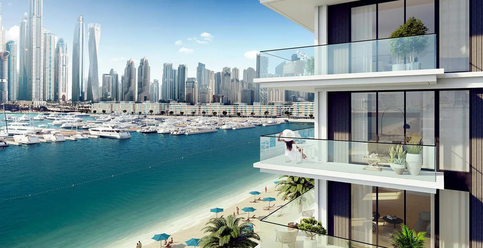 Beachgate by Address — Emaar Beachfront — view 10