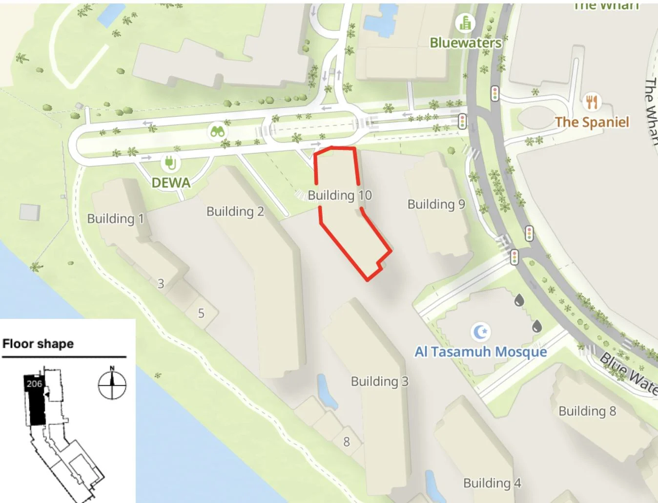 Bluewaters Residences — Bluewaters Island — view 52