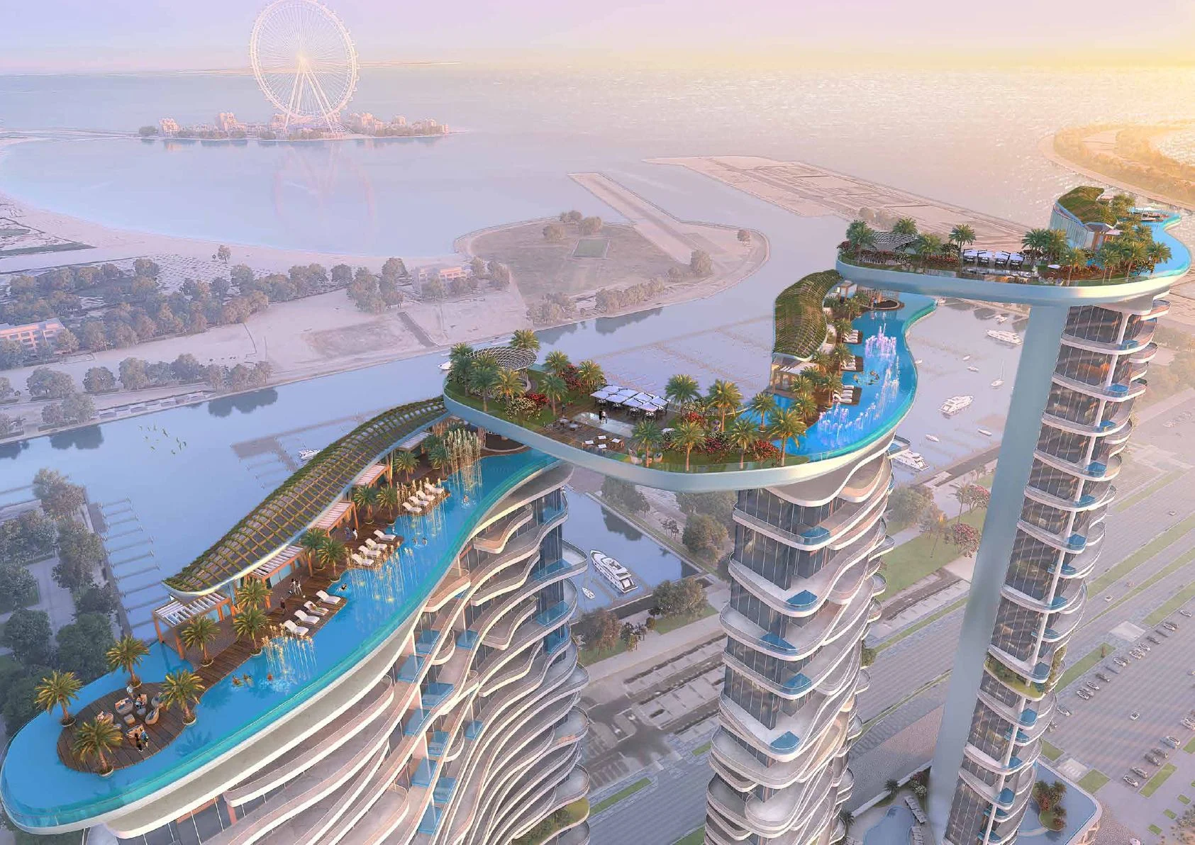 DAMAC Bay — Dubai Harbour — view 2