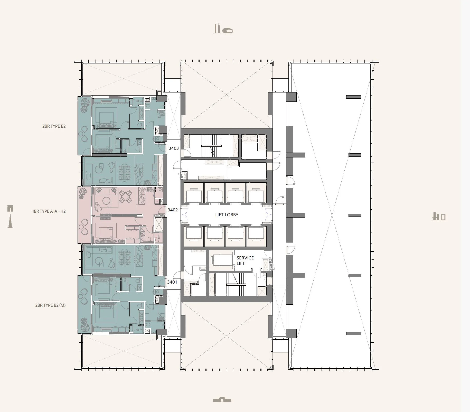 Jumeirah Residences Emirates Towers — DIFC — view 4