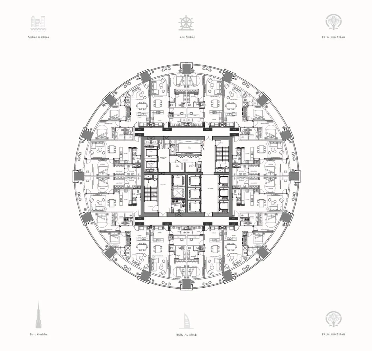 Palm Beach Towers — Palm Jumeirah — view 8